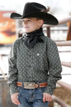 Boy's Cinch Button Down Shirt #MTW7060303