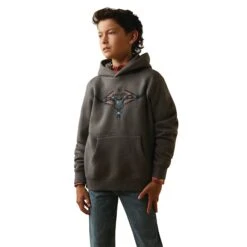 Boy's Ariat Horns Southwest Hoodie #10041151