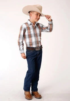 Boy's Roper Snap Front Shirt #03-030-0278-4050 -Little Cowboys 053a72cfbfa748c8e96f18a316ac2288
