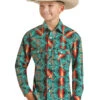 Boy's Rock & Roll Cowboy Snap Front Shirt #RRBSOSRZ15