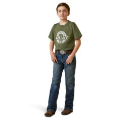 Boy's Ariat B4 Relaxed Rafael Boot Cut Jean #10043180 -Little Cowboys 0d061978037febc25c582136b599d39f