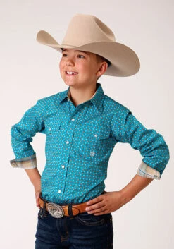 Boy's Roper Snap Front Shirt #03-030-0225-4009