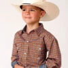 Boy's Roper Snap Front Shirt #03-030-0225-4014