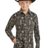 Boy's Rock & Roll Cowboy Snap Front Shirt #RRBSOSRZ19