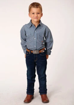 Boy's Roper Snap Front Shirt #03-030-0225-4013 -Little Cowboys 19d50e8fa9363f8194515a97b335e155