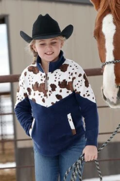Cinch Girl's Cruel Girl 1/4 Zip Fleece #CWK8760001