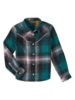 Girl's Wrangler Snap Front Shirt #112321674