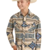 Boy's Rock & Roll Cowboy Snap Front Shirt #RRBSOSR0QZ