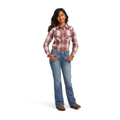 Girl's Ariat R.E.A.L. Snap Front Shirt #10040630