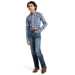 Boy's Ariat Pro Series Taj Classic Fit Button Down Shirt #10039515 -Little Cowboys 3306144ab6f7b5f7632914353984a549