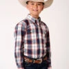 Boy's Roper Button Down Shirt #03-030-0378-4048