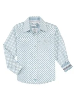 Boy's Wrangler 20X Snap Front Shirt #BJC354B