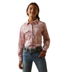Girl's Ariat Paisley Snap Front Shirt #10043816