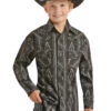 Boy's Rock & Roll Cowboy Snap Front Shirt #RRBSOSRZ1A