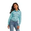 Girl's Ariat R.E.AL. Bucking Bronc Snap Front Shirt #10040631