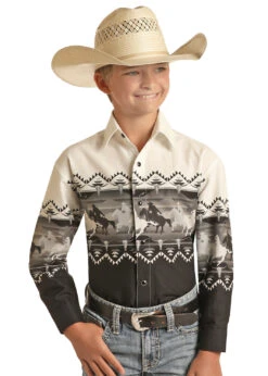Boy's Panhandle Snap Front Shirt #PHBSOSR0MU