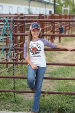 Cinch Girl's Cruel Girl T-Shirt #CTK3530028WHT