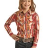 Girl's Rock & Roll Cowgirl Snap Front Shirt #G4S2030