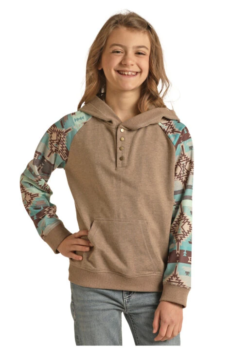 Girl's Rock & Roll Cowgirl Hoodie #RRGT94R0Y9 2 Girl's Rock & Roll Cowgirl Hoodie #RRGT94R0Y9 -Little Cowboys 6de8fe14be424dcd55e7ef0e755611ac