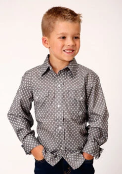 Boy's Roper Snap Front Shirt #03-030-0225-4017