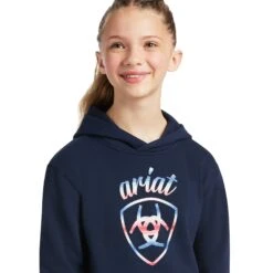 ONLINE SPECIAL Girl's Ariat REAL Serape Logo Hoodie #10039510 -Little Cowboys 73dfc1406ab492f890248d9c49cad64b