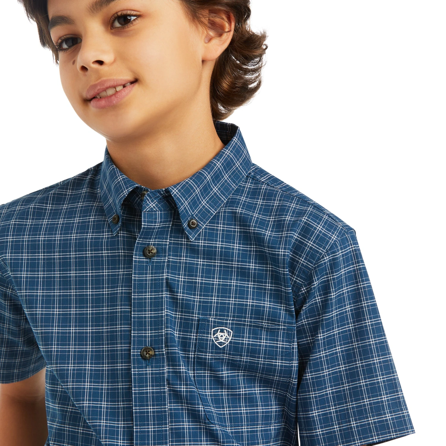 Boy's Ariat Pro Series Kyree Classic Fit Button Down Shirt #10039511 3 Boy's Ariat Pro Series Kyree Classic Fit Button Down Shirt #10039511 - Image 3