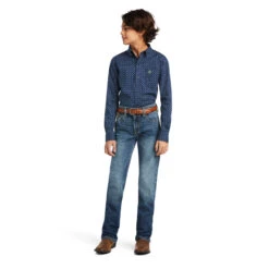 Boy's Ariat Dante Stretch Classic Fit Button Down Shirt #10039520 -Little Cowboys 7721d49f2d79c428089797131348be9a