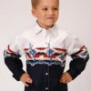 Boy's Roper Snap Front Shirt #03-030-0421-0400