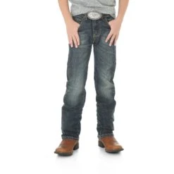 Little Cowboys 24 Boy's Wrangler Retro Slim Straight Jean #88JWZBZ (1T-7)