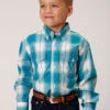 Boy's Roper Button Down Shirt #03-030-0378-4046