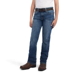 Boy's Ariat B5 Slim Bracken Straight Jean #10042202 -Little Cowboys 90efde5569f59def6dbd6018eeb0852e