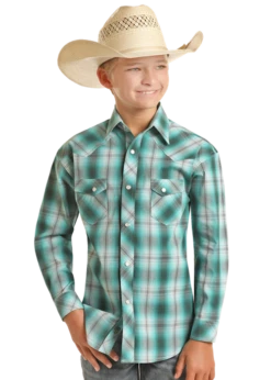 Boy’s Rock & Roll Cowboy Snap Front Shirt #RRBSOSR0R3