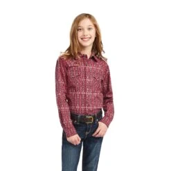 Girl's Ariat REAL Alma Snap Front Shirt #10042241