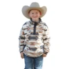 Boy's Cinch Cream Polar Fleece Pullover #MWK7590012