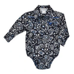 Infant Boy's Cowboy Hardware Romper #725466R-010-I