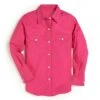 Girl's Wrangler Snap Front Shirt #GW1003K