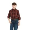 Boy's Ariat Hiller Retro Fit Snap Front Shirt #10042155