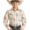 Boy's Rough Stock Snap Front Shirt #RSBSOSR0EX