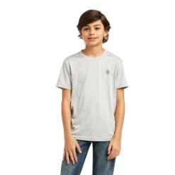 Little Cowboys 46 Boy's Ariat Charger Shield T-Shirt #10039585
