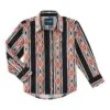 Boy's Wrangler Aztec Snap Front Shirt #112318650