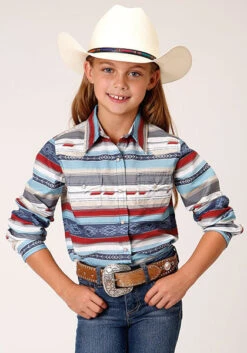 Girl's Roper Snap Front Shirt #03-080-0067-4019MU