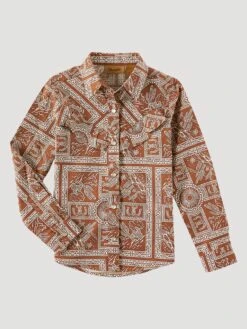 Girl's Wrangler Snap Front Shirt #112321688