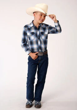 Boy's Roper Snap Front Shirt #01-030-0101-4027 -Little Cowboys dbfa7f76c040d8fa45b2618bdfac5088