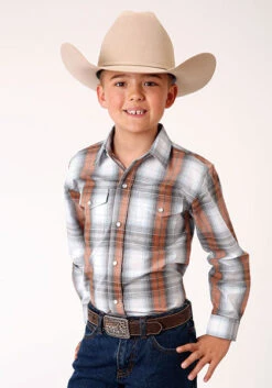 Boy's Roper Snap Front Shirt #03-030-0278-4050