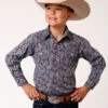 Boy's Roper Snap Front Shirt #03-030-0225-4012