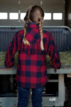 Cinch Girl's Cruel Girl Plaid Twill Shirt Jacket #CWJ8700001 -Little Cowboys dfe835cb64a7cc0385439075410751e8