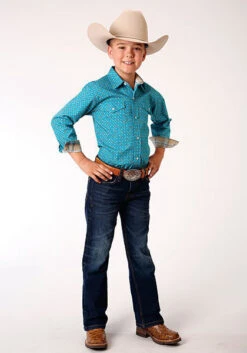 Boy's Roper Snap Front Shirt #03-030-0225-4009 -Little Cowboys e1166554e32c9db10fa8a9fa90c75e08