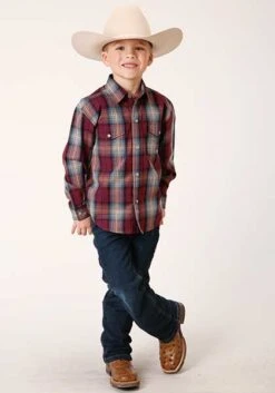 Boy's Roper Snap Front Shirt #03-030-0278-1046 -Little Cowboys eaf24ec16ddcffd99770726639f00db9