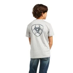 Boy's Ariat Charger Shield T-Shirt #10039585 -Little Cowboys ec1458d8588f470f732b171408318bfc