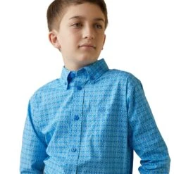 Boy's Ariat Lake Classic Fit Button Down Shirt #10043714 -Little Cowboys f09a80774cdda23dd1ffd3968ce1d2f3
